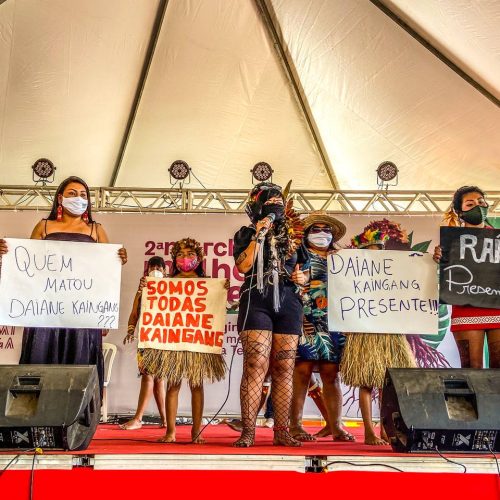 Mulheres indígenas dizem não à violência de gênero dentro dos territórios e ao marco temporal
